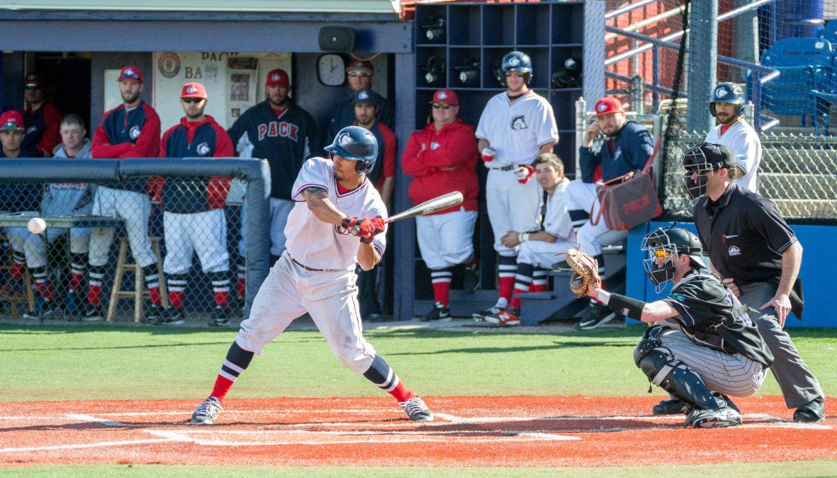 Jordan Godman, #23, at bat during game 3. Photo Credit: Dustin Cox