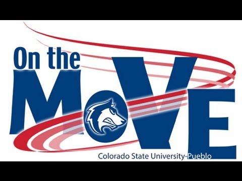 CSU-Pueblo On the Move Campaign logo