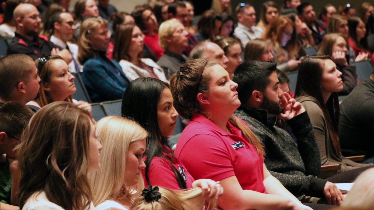 Photo+by+Devin+Cobb+The+audience+of+the+CSU-Pueblo+Nursing+Convocation.