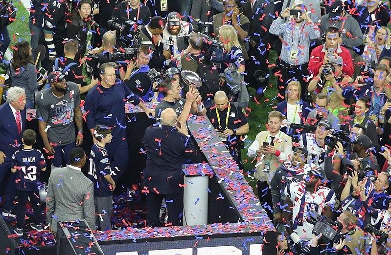 Patriots quarterback Tom Brady looks to reunite with the coveted Lombardi trophy for a sixth time. Photo courtesy of Wikimedia Commons