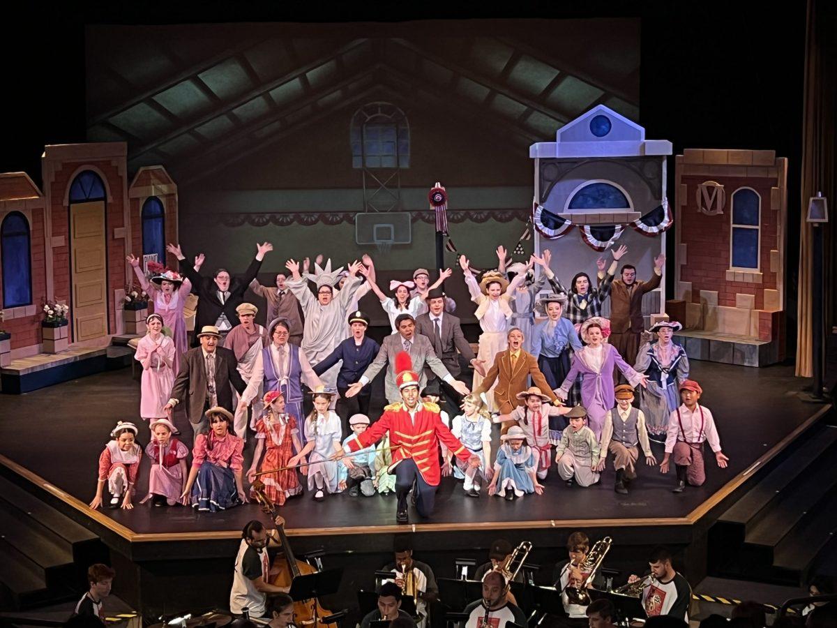 The cast of The Music Man puts on a show at the Sangre de Cristo Arts and Conference Center. [Courtesy photo/Rebecca Higgs]