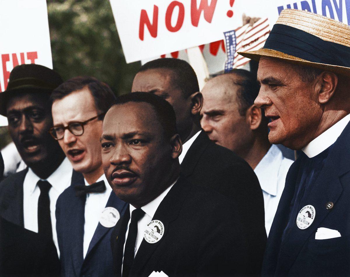 Photo+provided+by+Unsplash.+Civil+Rights+March+on+Washington+D.C.+Dr.+Martin+Luther+King+Jr.+and+Matthew+Ahmann+in+a+crowd.