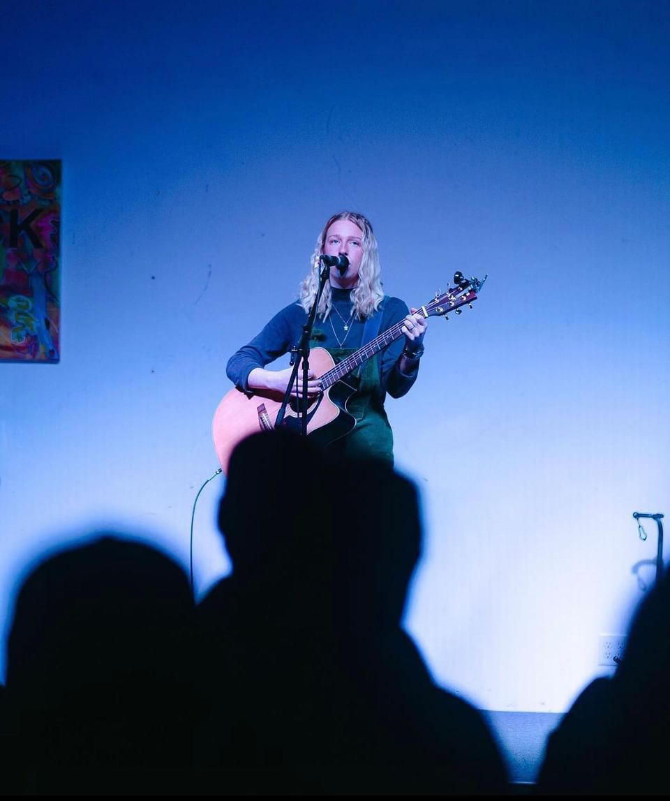 Pueblo native, Ashlynn Young, performs in front of an audience. (Photo by Jerod Young)