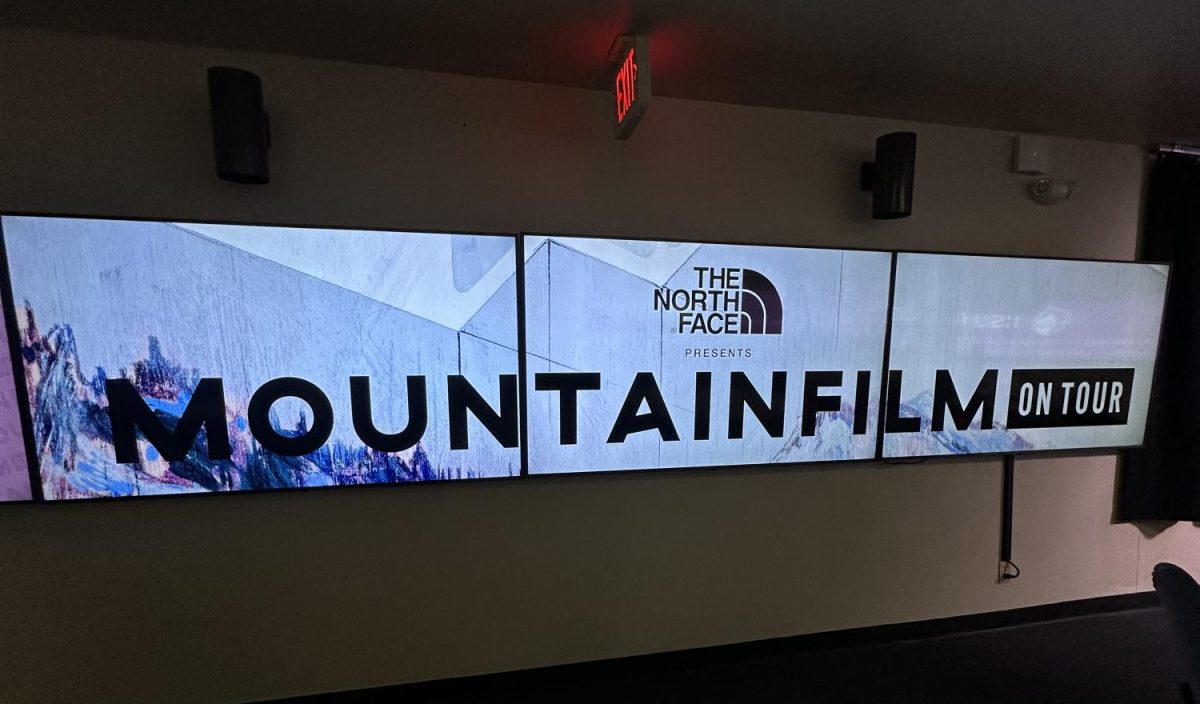 CSU Pueblo’s Media and Entertainment Department prepares for the 2025 Mountainfilm On Tour. (Photo by Cidonia Ponce)
