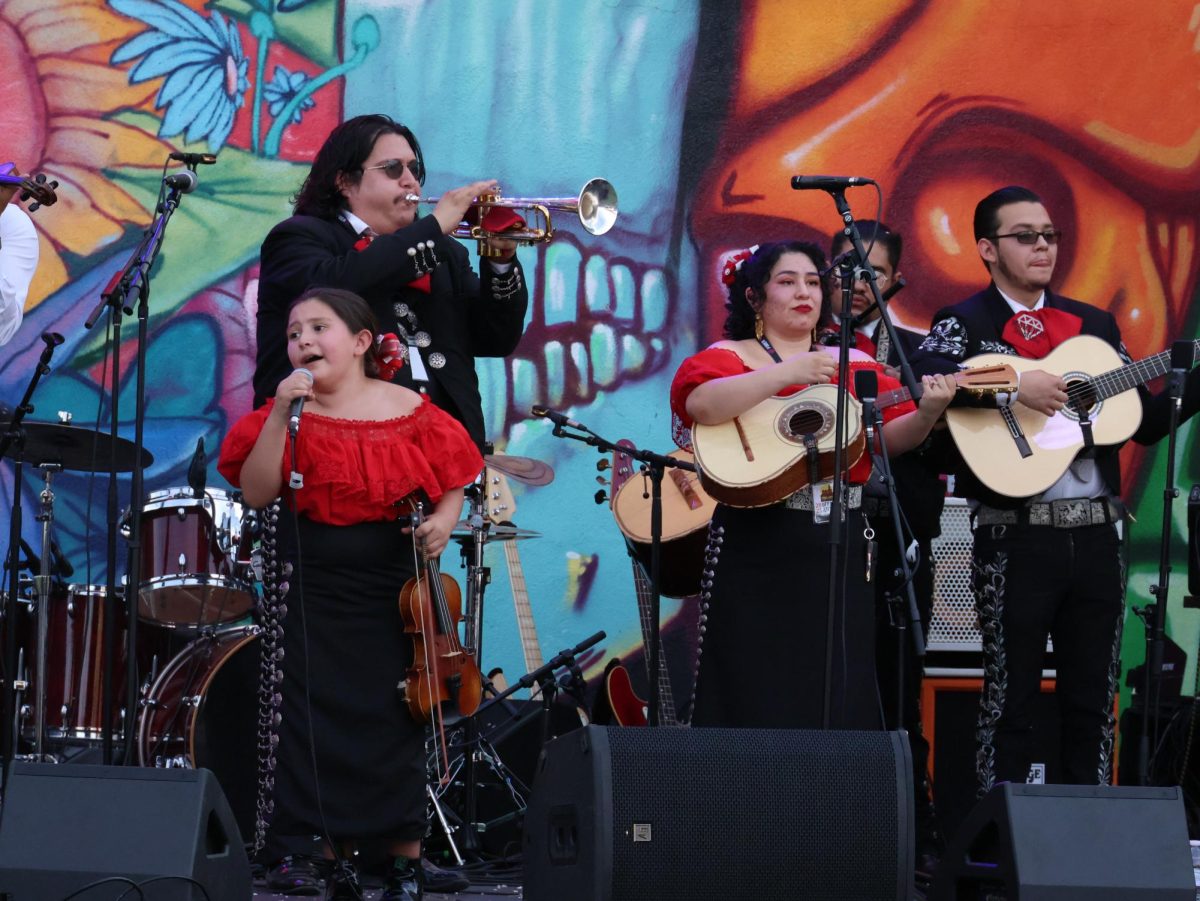Pheonix Benavidez performed at the CSU Pueblo stage with her family’s mariachi band: Mariachi Diamante during the Steel City Music Showcase on April 12th. 