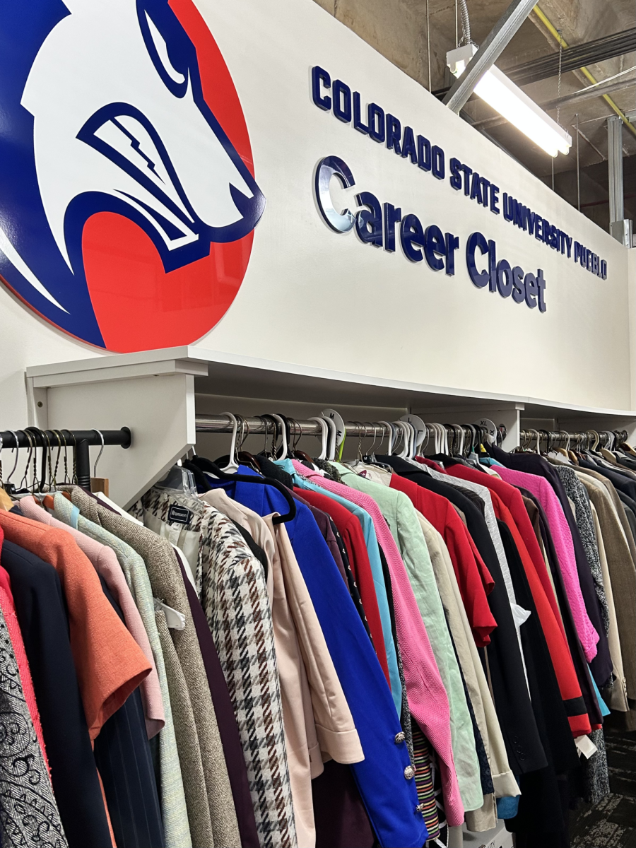 Career Closet located in the Occhiato Student Center (photo by Gabryelle Martinez).