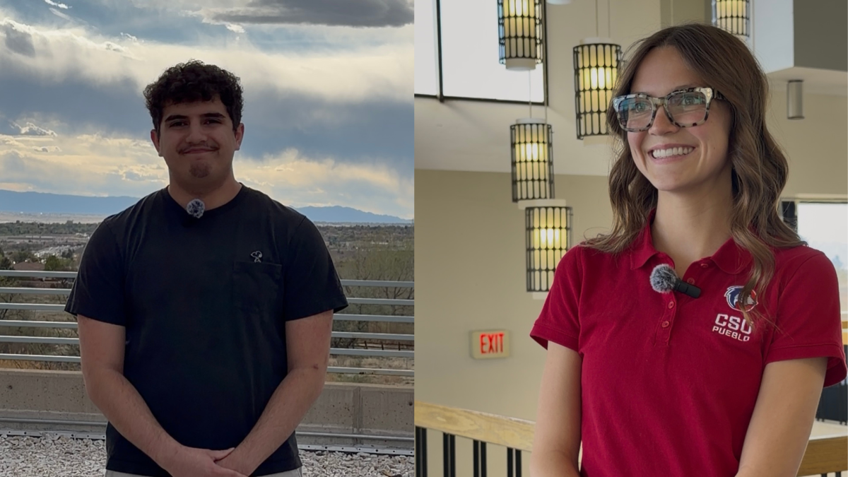 Nathanial Krieger (left) and Molly Charles (right)(photo by Gabryelle Martinez).